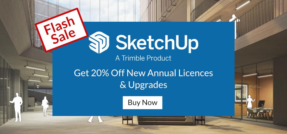 Flash Sale - 20% Off SketchUp Studio and Pro 