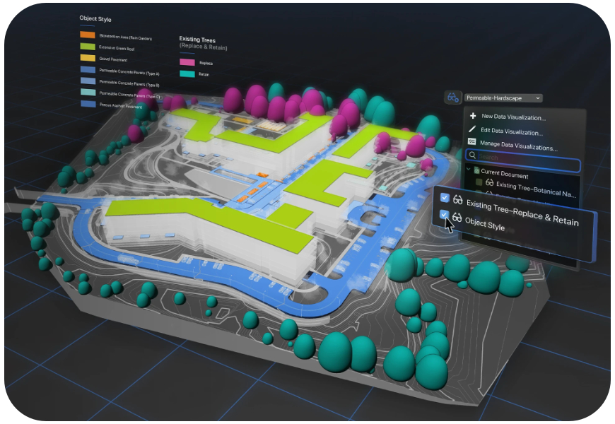 A landscape created in Vectorworks Landmark