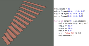 Python scripting in formZ Jr