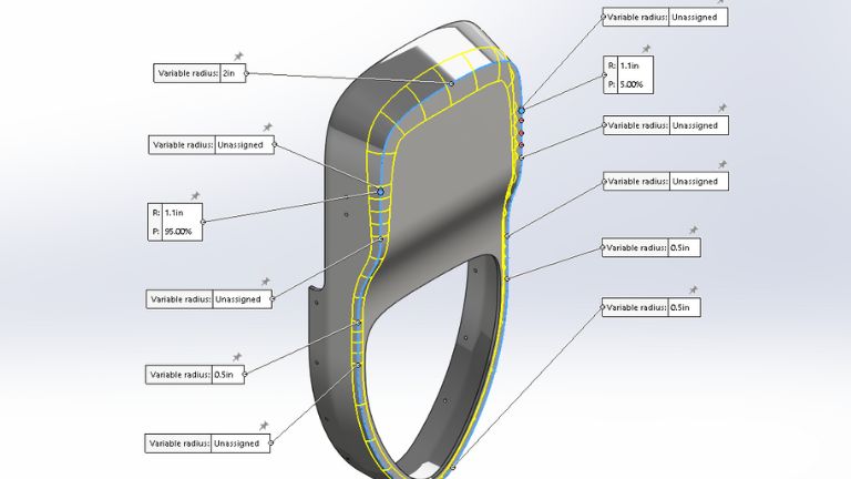 Parts updates in SOLIDWORKS 2025